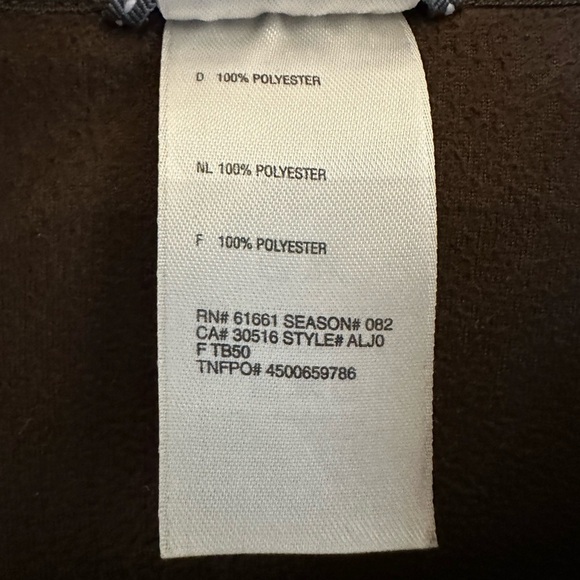 The North Face Women's Aljo Fleece Quarter Zip Pullover in Brown, Size Medium - Picture 3 of 8